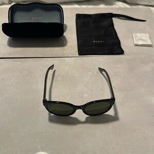 Gucci Sunglasses with Case, Bag and Cleaning Cloth